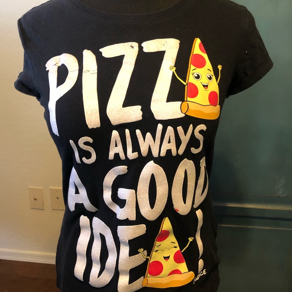 Girls pizza shirt